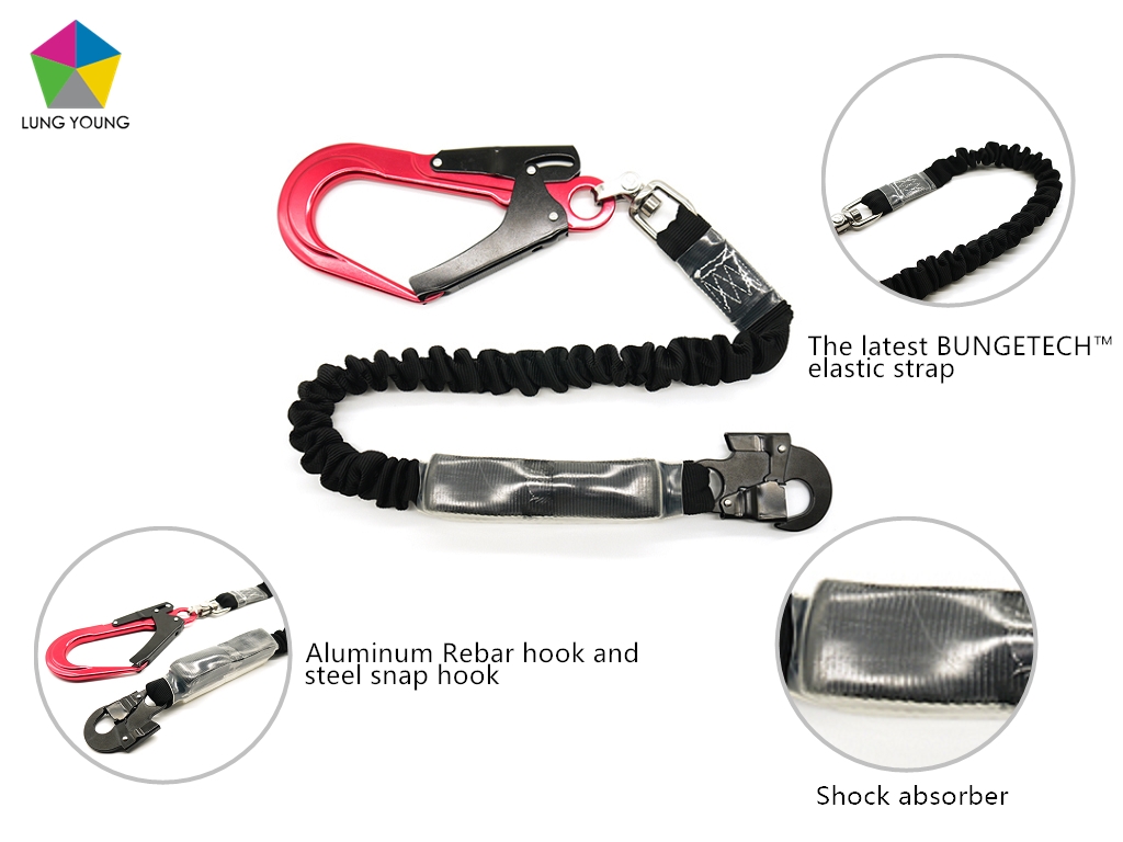 Single Leg Shock Absorbing Lanyard S-001